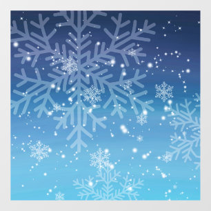 Snowflakes Window Cling