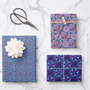 Snowflakes Wrapping Paper Sheets