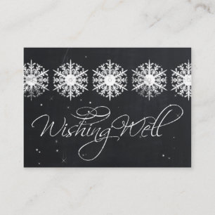 snowflics chalkboard hiver souhaitant bien cartes