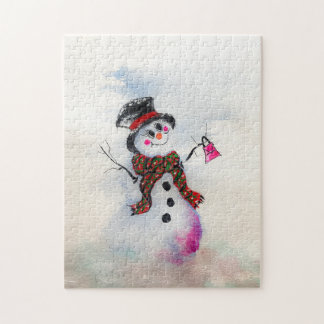 Snowgal avec le puzzle à ressort