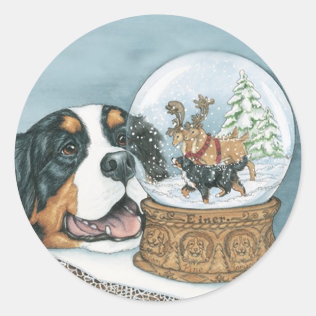 Snowglobe Sticker (Front)