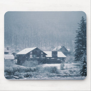 Snowing In Aspen Mousepads