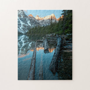 Snowing Mountain Big Snow Mountains The Daily Jigs Jigsaw Puzzle