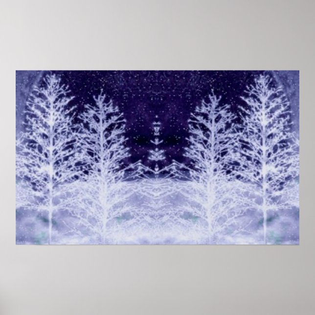 Snowing Night Poster (Front)