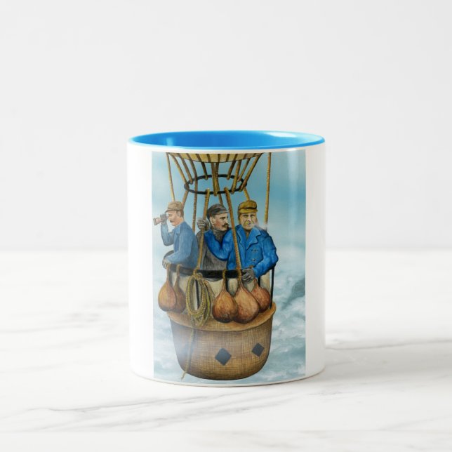 Snowland Polar Balloonists Mug (Center)