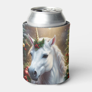 Snowlight: The Enchanted Christmas Unicorn Can Cooler