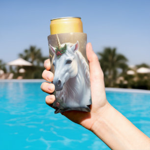 Snowlight: The Enchanted Christmas Unicorn Seltzer Can Cooler