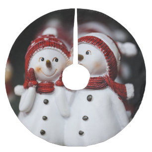 Snowman20150907 Brushed Polyester Tree Skirt