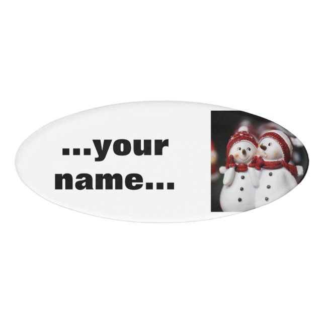 Snowman20150907 Name Tag (Front)