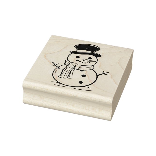 Snowman 1  rubber stamp (Stamp)