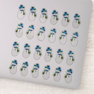 Snowman 24 Piece Sticker
