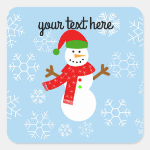 Snowman #2-4 Stickers