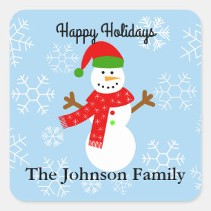 Snowman #2 Stickers