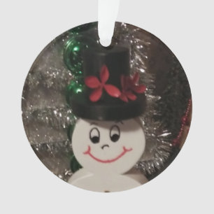 Snowman Acrylic Ornament