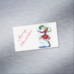Snowman and Girl Dancers Christmas Magnets<br><div class="desc">Funnys Christmas Magnets with Happy Snowman and Girl Dance Tango Christmas Party Fun Cartoon Drawing Magnet - or Choose / Add Your Unique Text / Name / Colour - Make Your Special Gift - Resize and move or remove and add elements / text with customization tool ! Drawing and Design...</div>