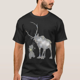 Snowman And Reindeer T-Shirt