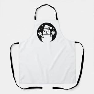 snowman apron
