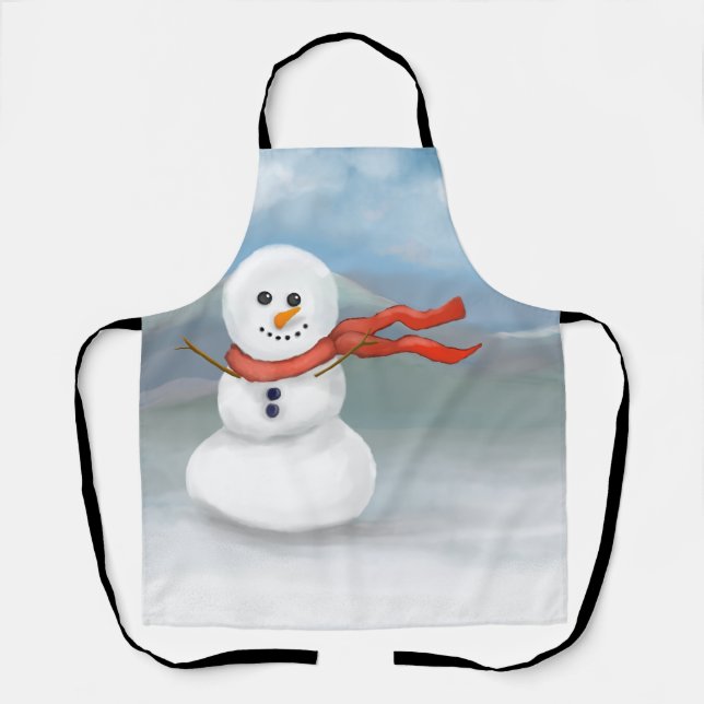 Snowman Apron (Front)