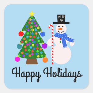 Snowman & Arbre de Noël #4-2 Stickers