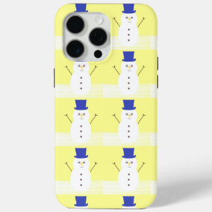 snowman art iPhone 15 pro max case