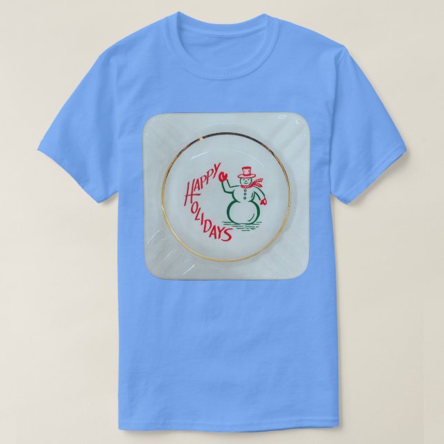 Snowman Ashtray for his corncob pipe T-Shirt (Design Front)