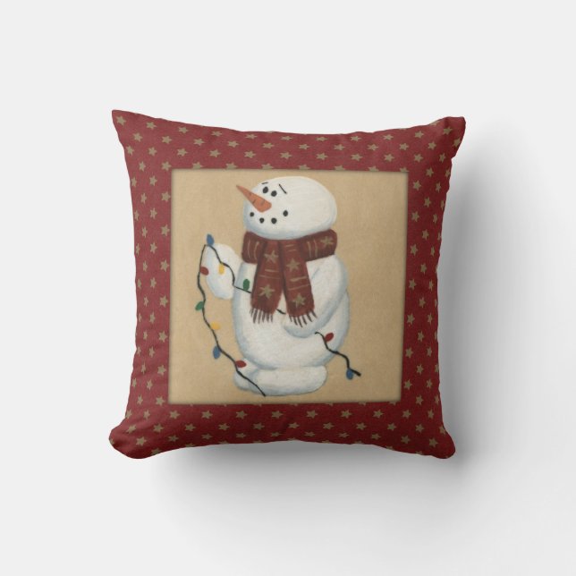Snowman Avec Coussin Lumière (Recto)