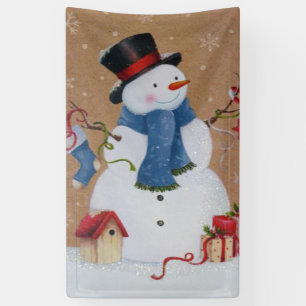 Snowman Banner