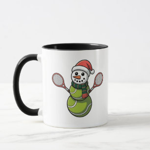 Snowman Baseball Christmas Santa Baseball Sport Mug