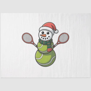 Snowman Baseball Christmas Santa Baseball Sport Tissue Paper