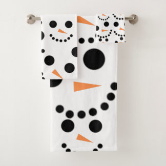 Snowman Bath Towel Set