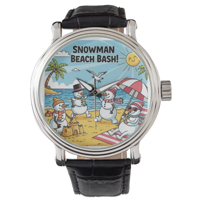 Snowman Beach Bash Watch (Front)