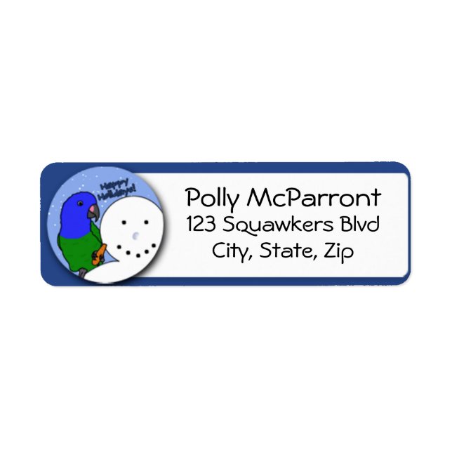 Snowman Blue Headed Pionus (Front)