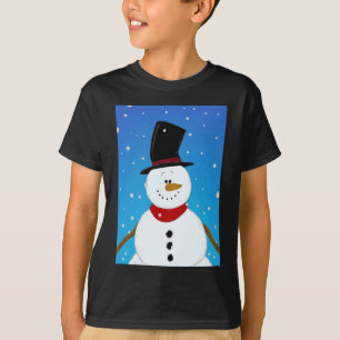 Snowman - Blue T-Shirt