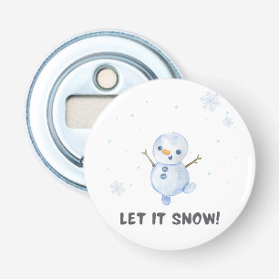 Snowman bottle opener