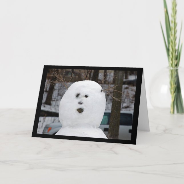 Snowman Card (Front)
