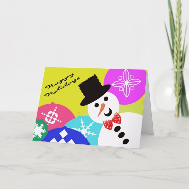 Snowman Card (Front)
