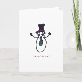 Snowman Card - By Antoine
