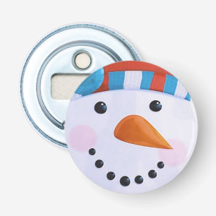 Snowman Carrot Nose Winter Christmas Bottle Opener