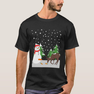 Snowman Carrot Tail Ugly Christmas Sweater Fun Hum