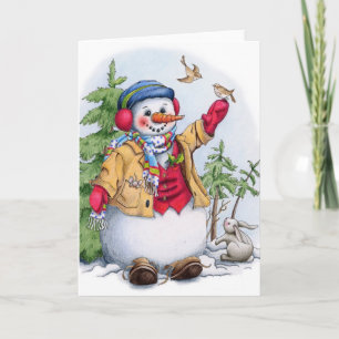 Snowman - Carte de voeux