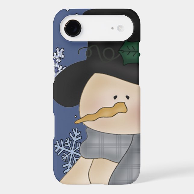 Snowman Case-Mate iPhone Case (Back)