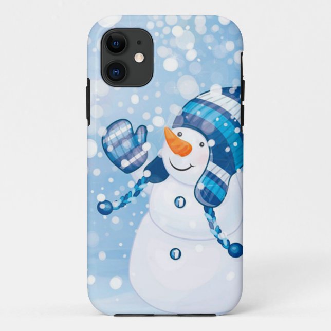 Snowman Case-Mate iPhone Case (Back)