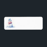 Snowman Christmas Address Labels<br><div class="desc">snowman christmas address labels</div>