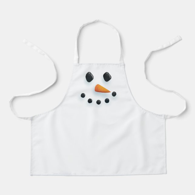 Snowman Christmas Apron (Front)