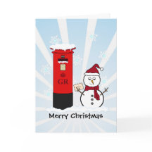 Snowman Christmas Card