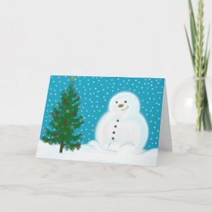 Snowman Christmas Card