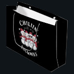 Snowman Christmas Chillin With My Snowmies Gift  Large Gift Bag<br><div class="desc">Snowman Christmas Chillin With My Snowmies Gift</div>