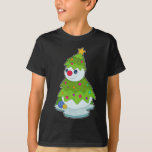 Snowman Christmas Christmas tree T-Shirt<br><div class="desc">This design is the perfect gift for a birthday,  Christmas and other celebrations. It is suitable for women,  men and kids.</div>