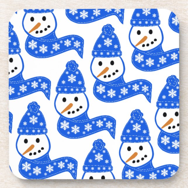 Snowman Christmas Coasters (Front)
