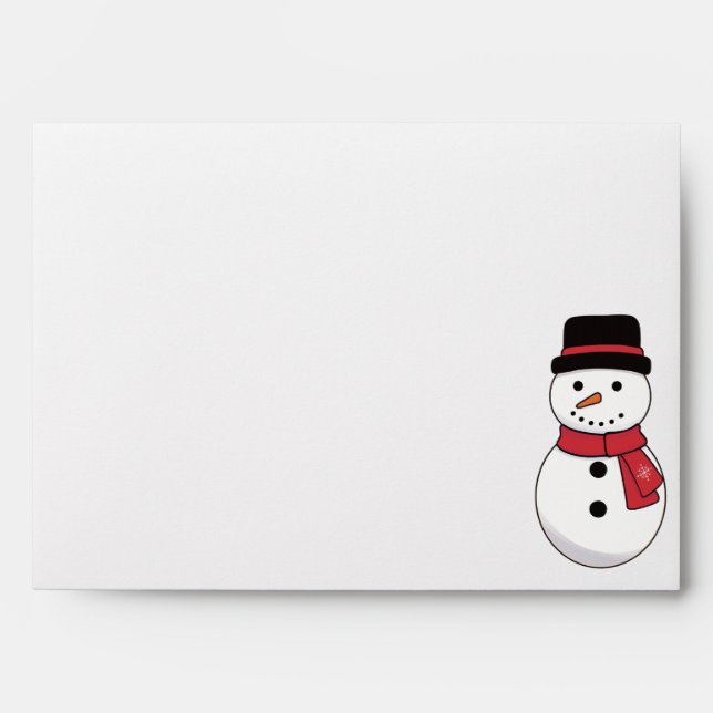 Snowman Christmas  Envelope (Front)